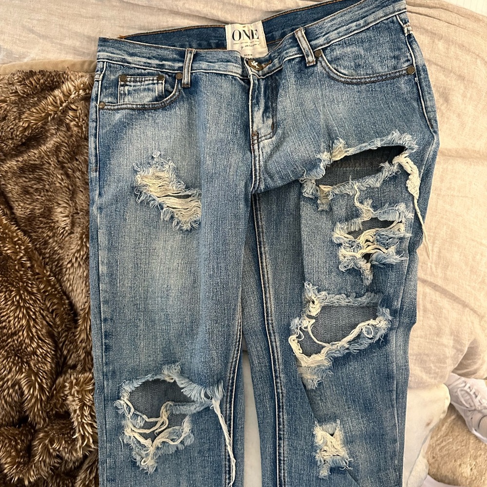 One Teaspoon Ripped Jeans - Picture 4 of 4